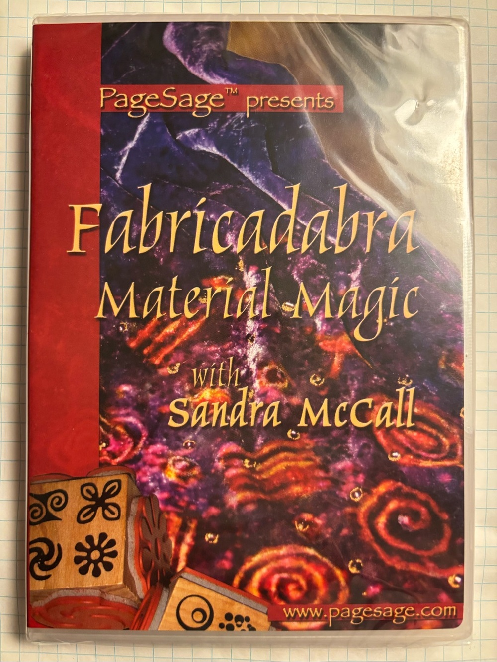 NEW Sealed Fabricadabra Material Magic with Sandra McCall Instructional DVD
